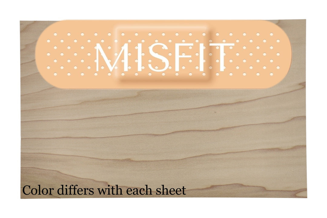Misfit 1/8" Tulip Poplar