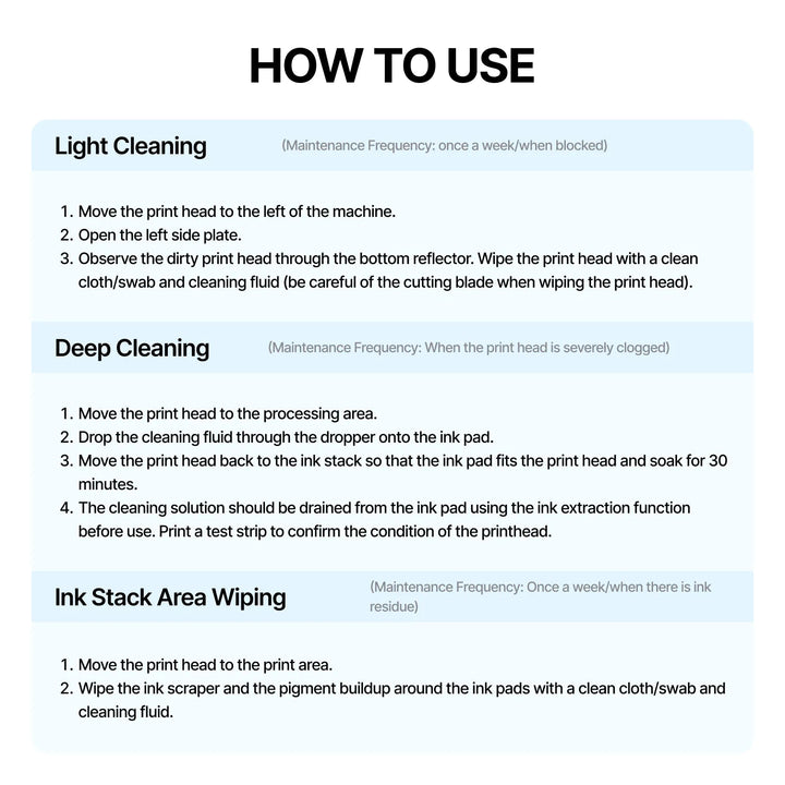 xTool Selected Apparel Printer Cleaning Fluid (100ml)