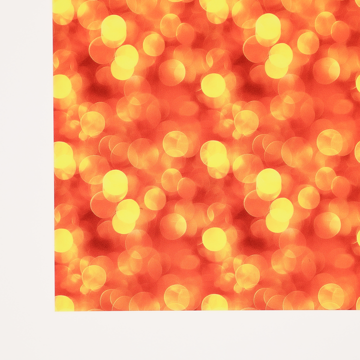 PatternPly® Transparent Orange Bokeh