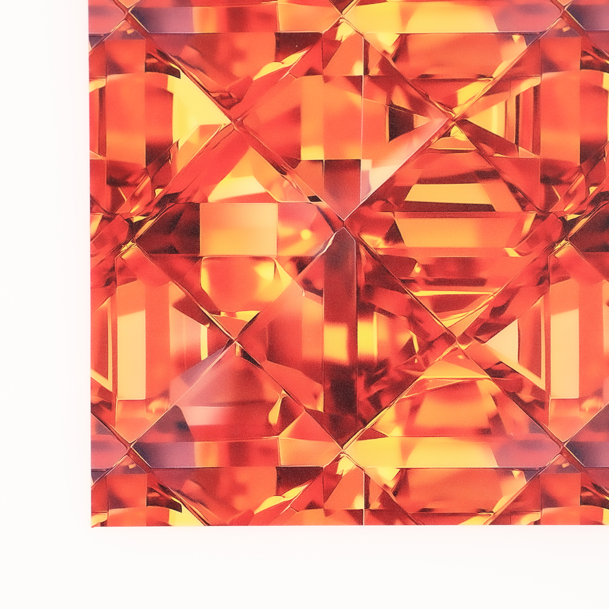 PatternPly® Full Coverage Orange Glitz sheet showing the pattern