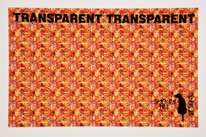 PatternPly® Transparent Orange Glitz Micro
