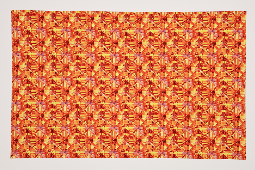 PatternPly® Transparent Orange Glitz Micro