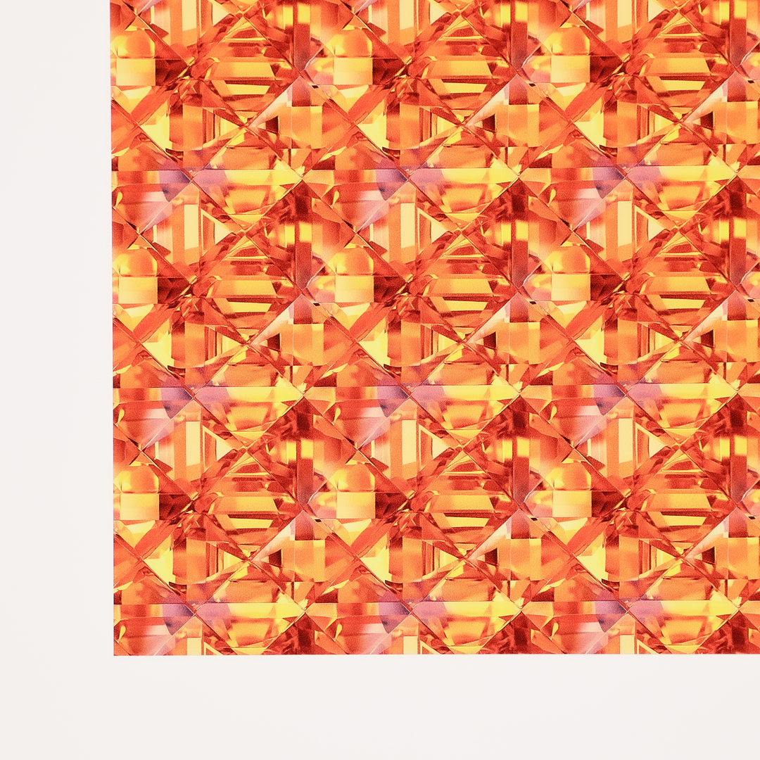 PatternPly® Transparent Orange Glitz Micro