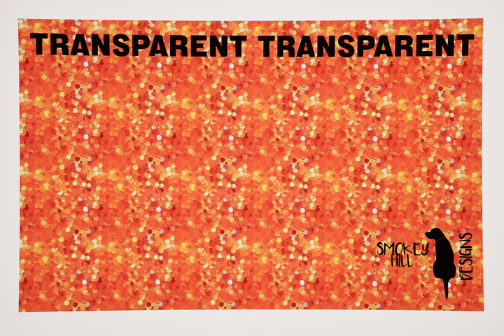 PatternPly® Transparent Orange Confetti
