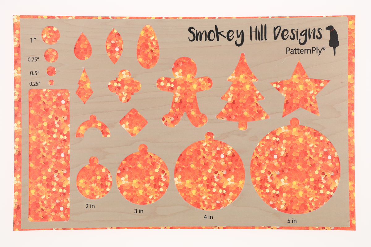 PatternPly® Transparent Orange Confetti product photo 3