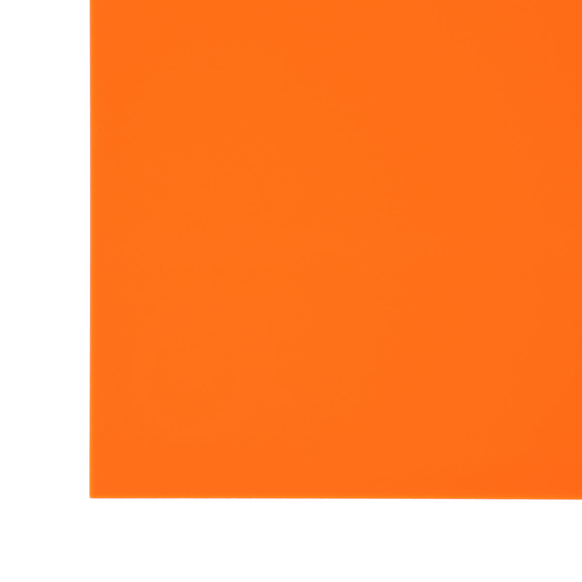 1/8" Orange Acrylic Gloss / Gloss