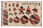 PatternPly® Transparent Orange and Black Shimmer Streaks product photo 2