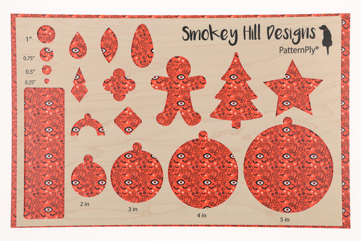 PatternPly® Transparent Orange Eyeball Swirls