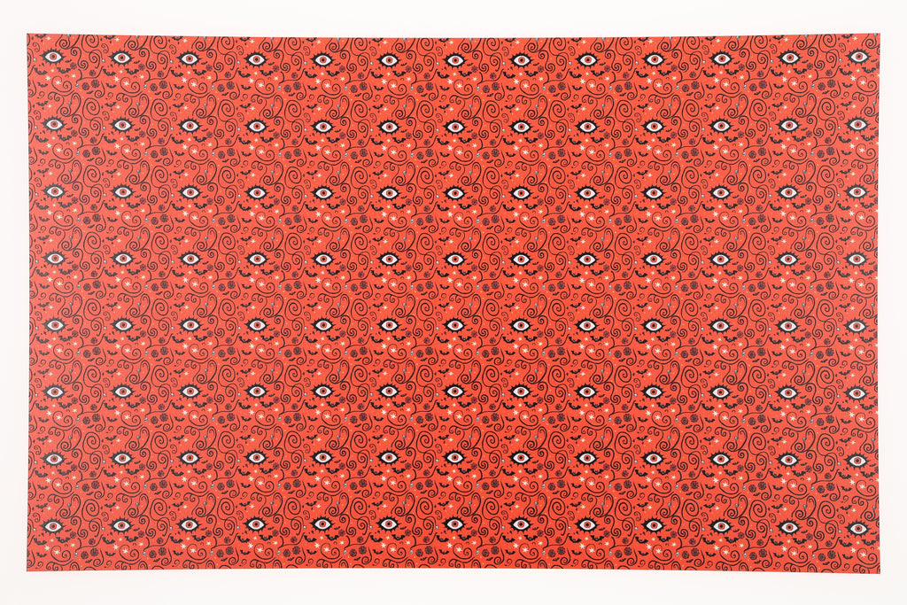 PatternPly® Full Coverage Orange Eyeball Swirls product photo 2