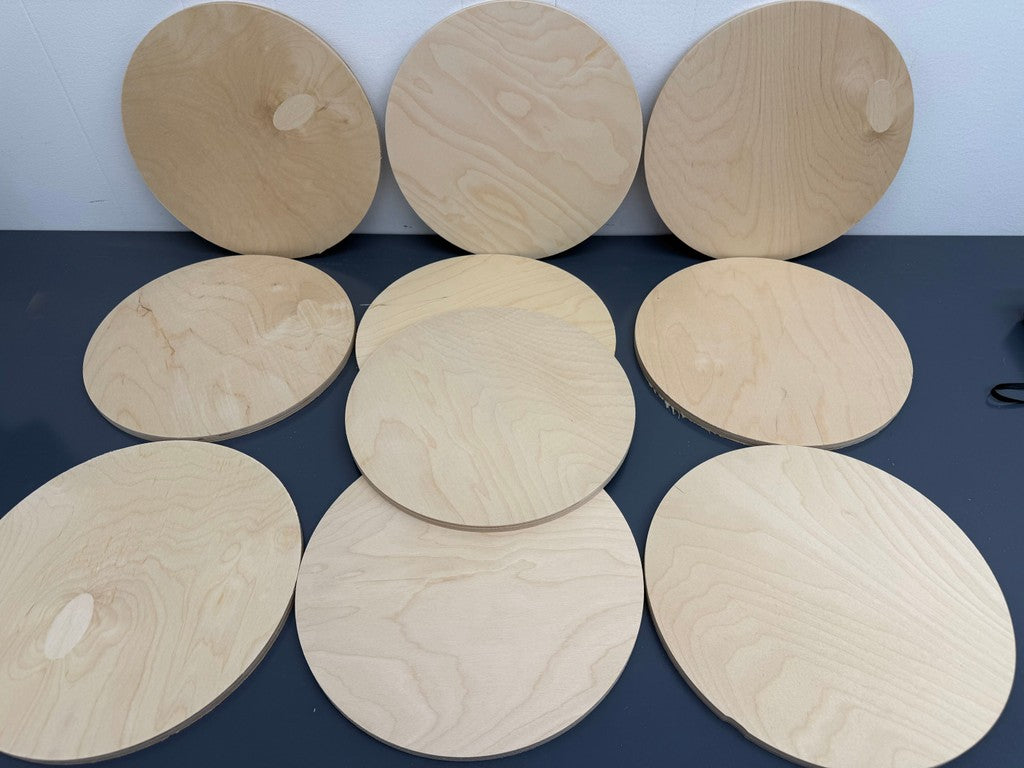 1/2 inch Baltic Birch 12 inch outlet rounds