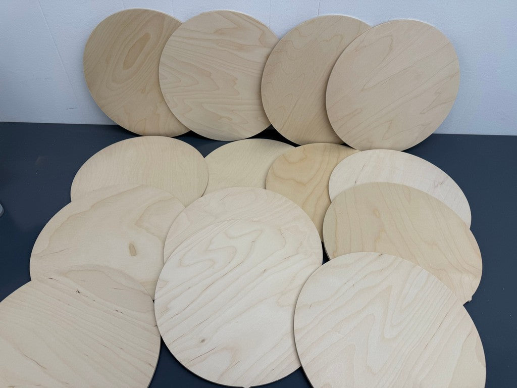 Outlet - 1/4” Baltic Birch Round (1 pc, 12" diameter)