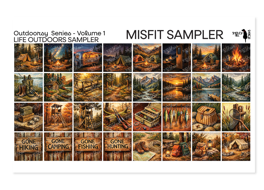Misfit PatternPly® Transparent Life Outdoors Sampler