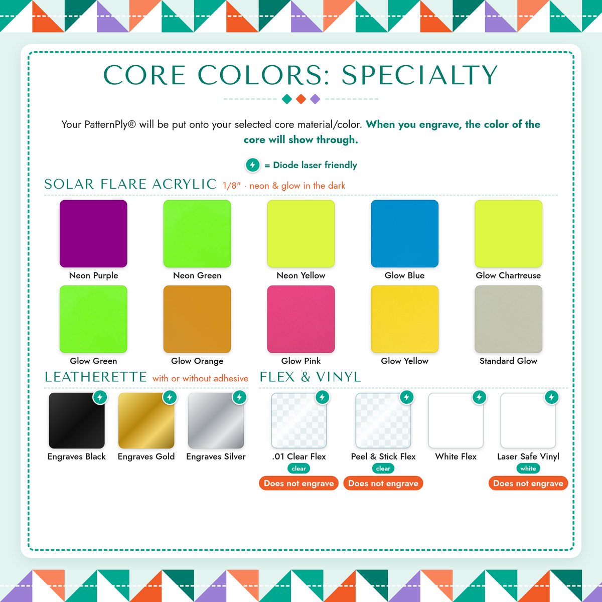 PatternPly Core Colors: Specialty