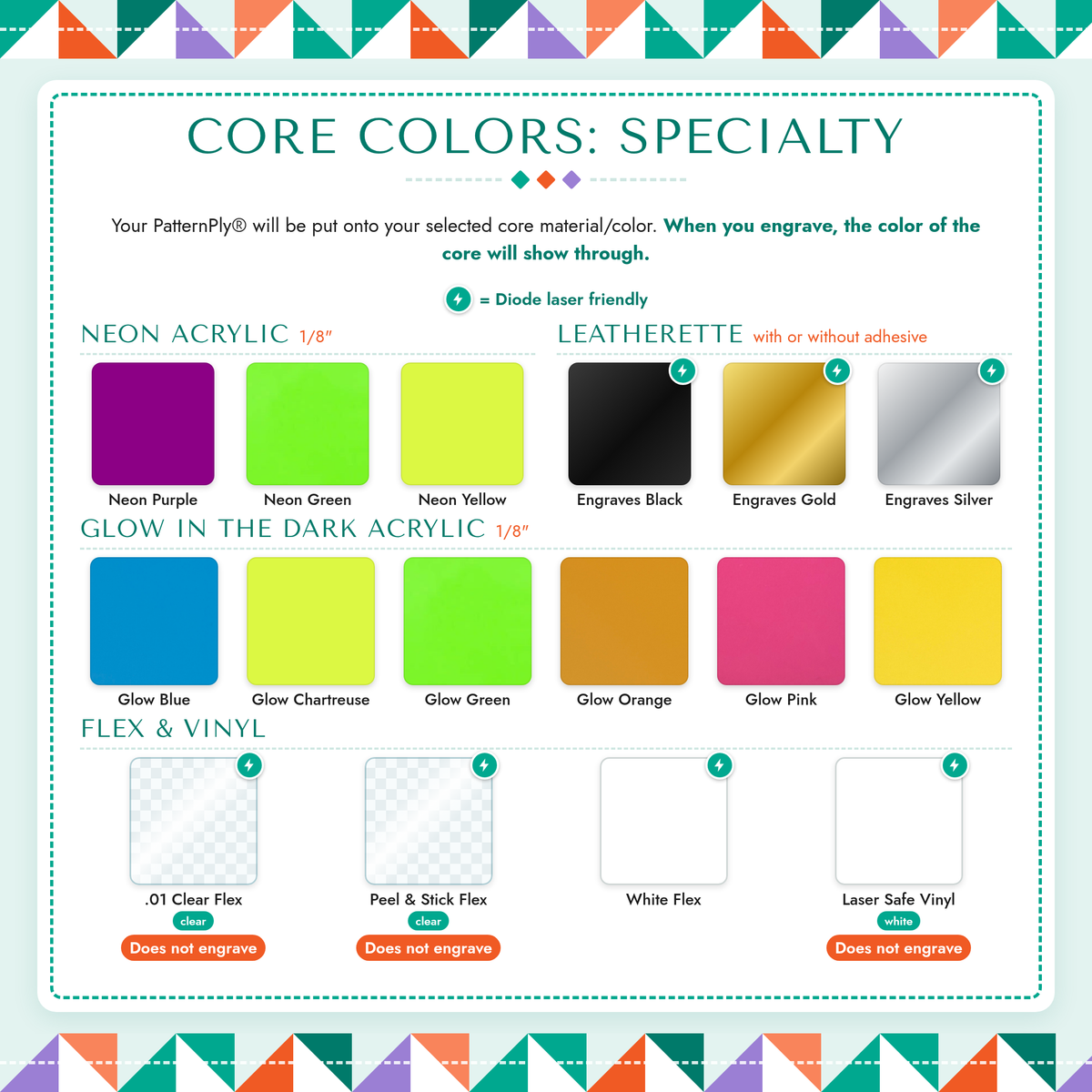 PatternPly Core Colors: Specialty