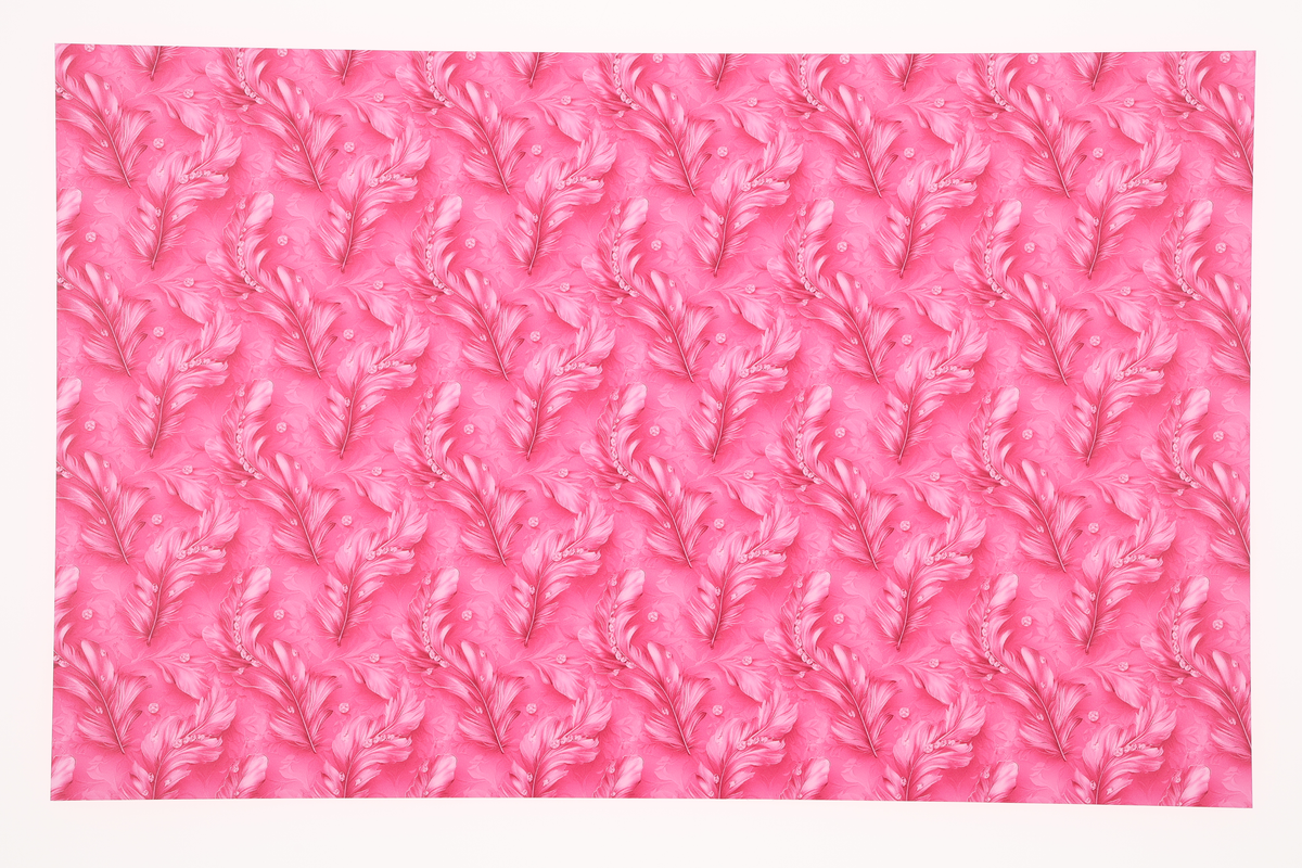PatternPly® Full Coverage Feathers and Bling Pink product photo 2