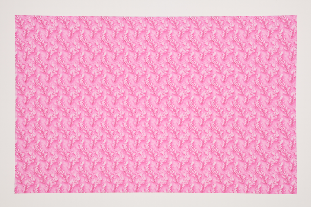 PatternPly® Transparent Feathers and Bling Pink Mini