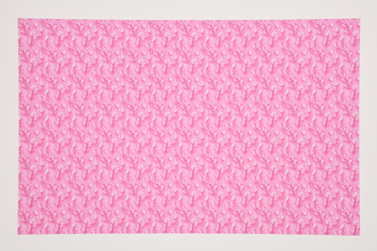 PatternPly® Transparent Feathers and Bling Pink Mini product photo 2