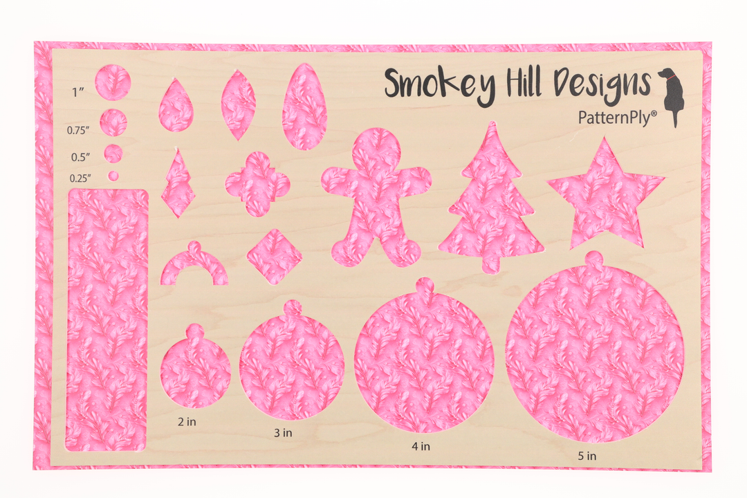 PatternPly® Full Coverage Feathers and Bling Pink Mini