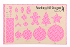 PatternPly® Full Coverage Feathers and Bling Pink Mini product photo 3