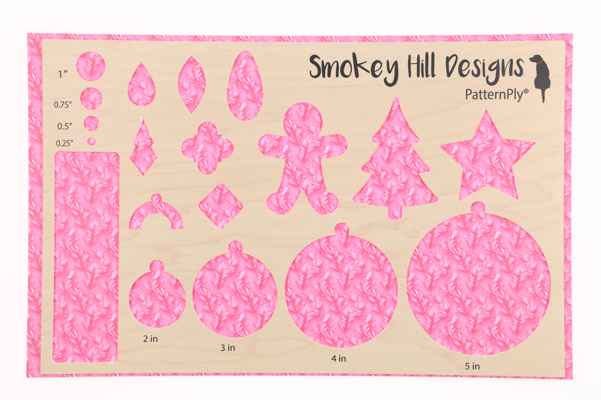 PatternPly® Full Coverage Feathers and Bling Pink Mini product photo 3
