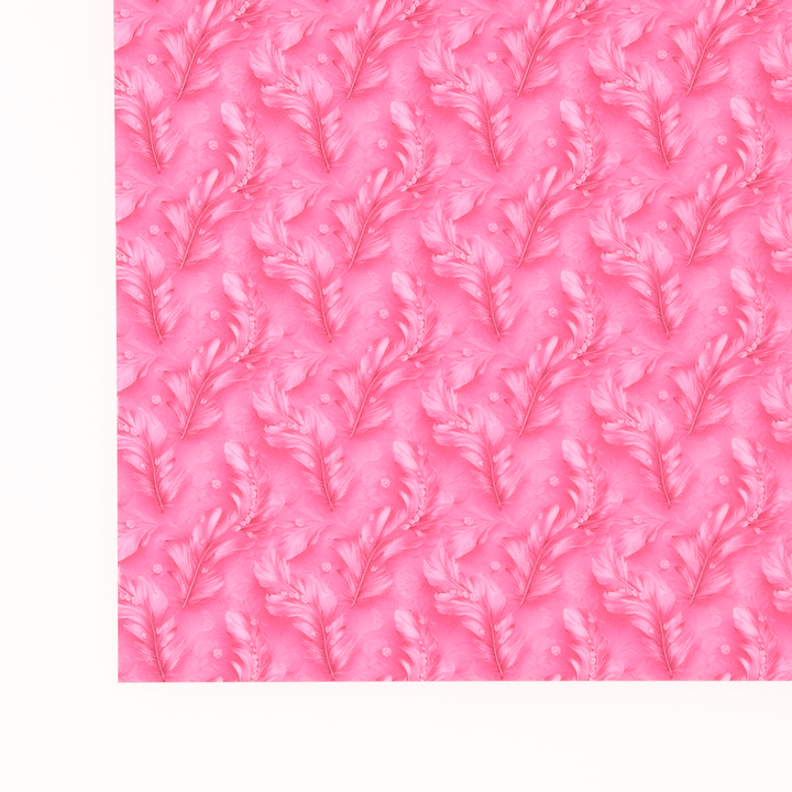 PatternPly® Full Coverage Feathers and Bling Pink Mini