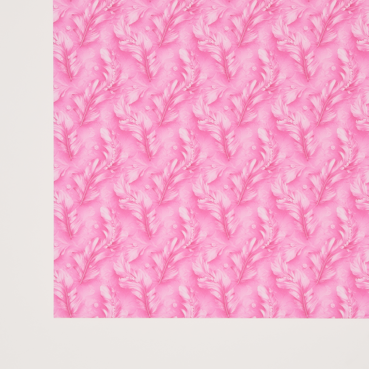 PatternPly® Transparent Feathers and Bling Pink Mini product photo 4