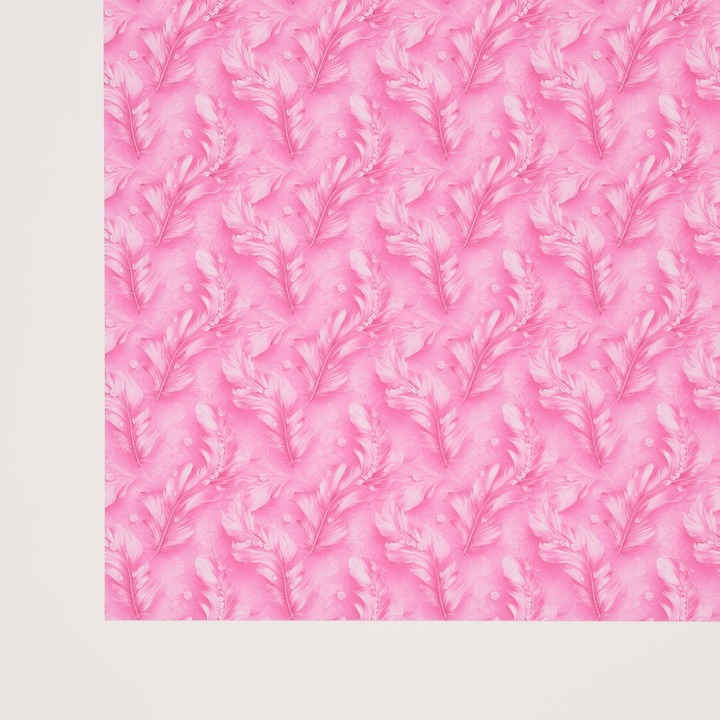PatternPly® Transparent Feathers and Bling Pink Mini