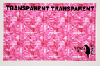 PatternPly® Transparent Pink Glitz sheet showing the pattern
