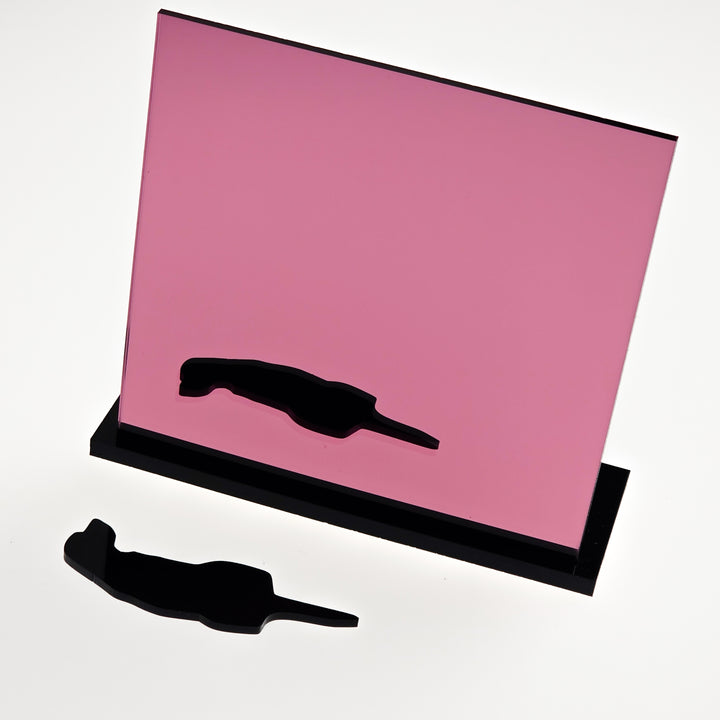 1/8" Pink Mirrored Acrylic (per sheet)