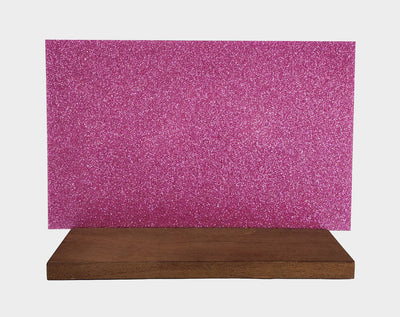 1/8" Pink Glitter Acrylic (per sheet)