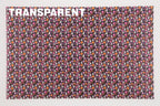 PatternPly® Transparent Pink Floral Ghosts Micro sheet showing the pattern