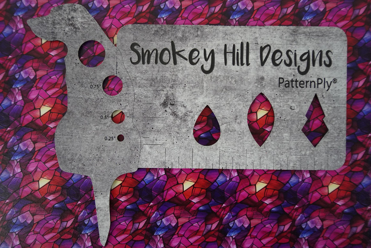 PatternPly® Full Coverage Pink and Purple Stained Glass product photo 4
