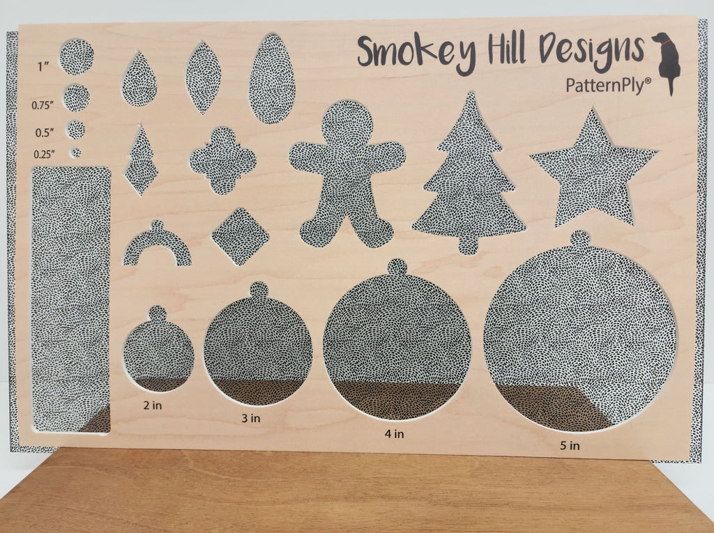 PatternPly® Scattered Polka Dot Scallops BLACK product photo 3
