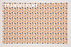 PatternPly® Transparent Pumpkin Plaid Micro sheet showing the pattern