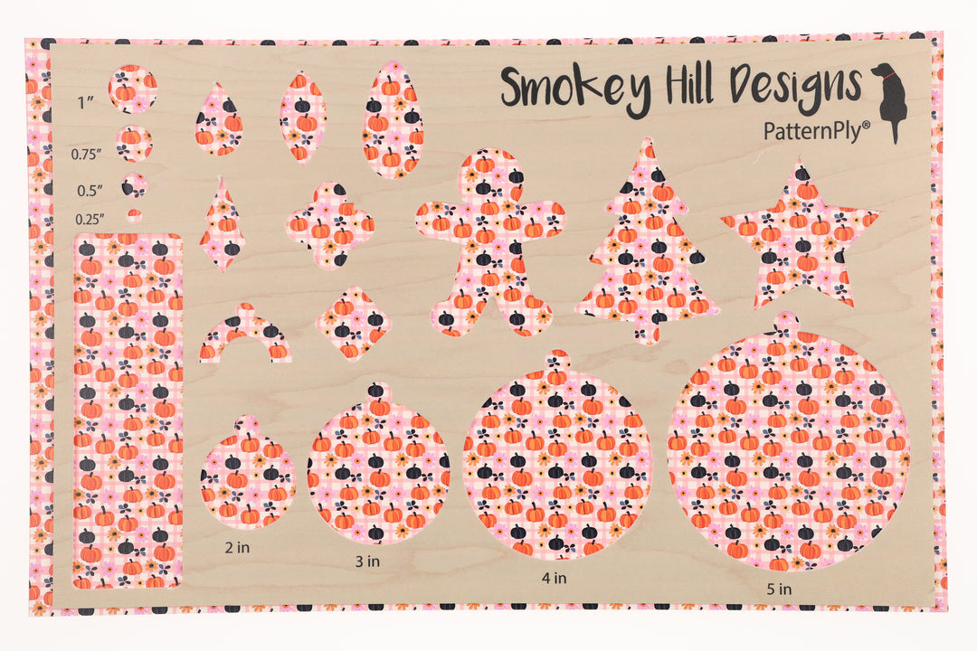 PatternPly® Transparent Pumpkin Plaid Micro