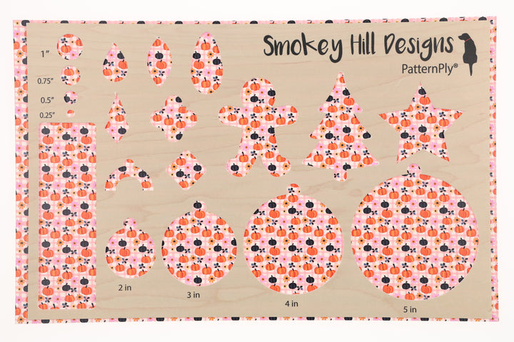 PatternPly® Transparent Pumpkin Plaid Micro