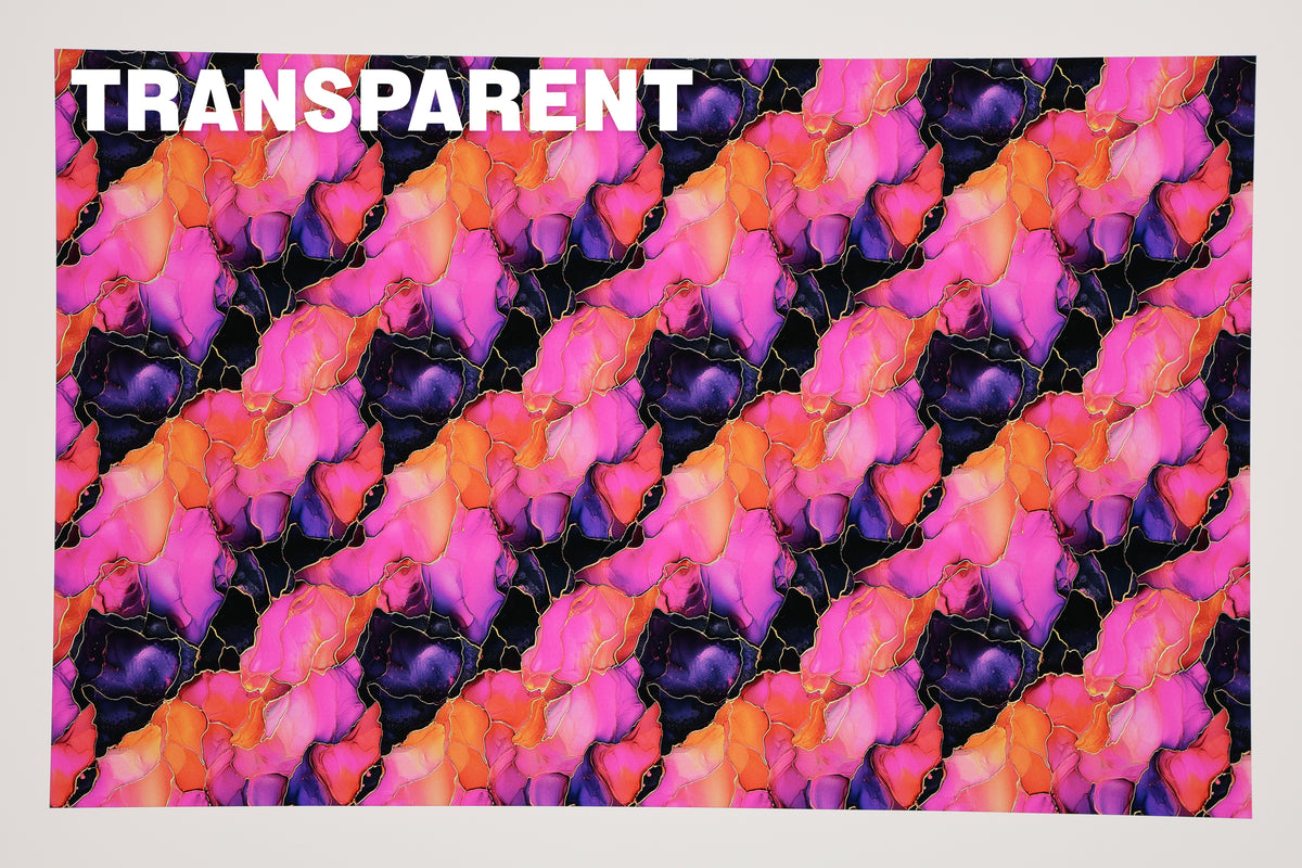PatternPly® Transparent Punk Ink sheet showing the pattern
