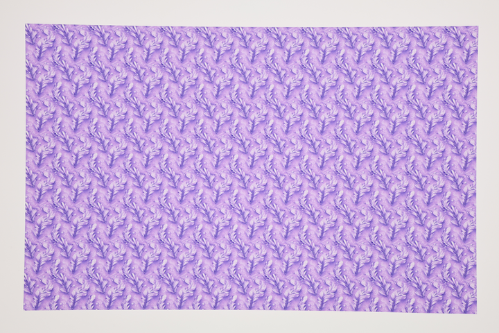 PatternPly® Transparent Feathers and Bling Purple Mini