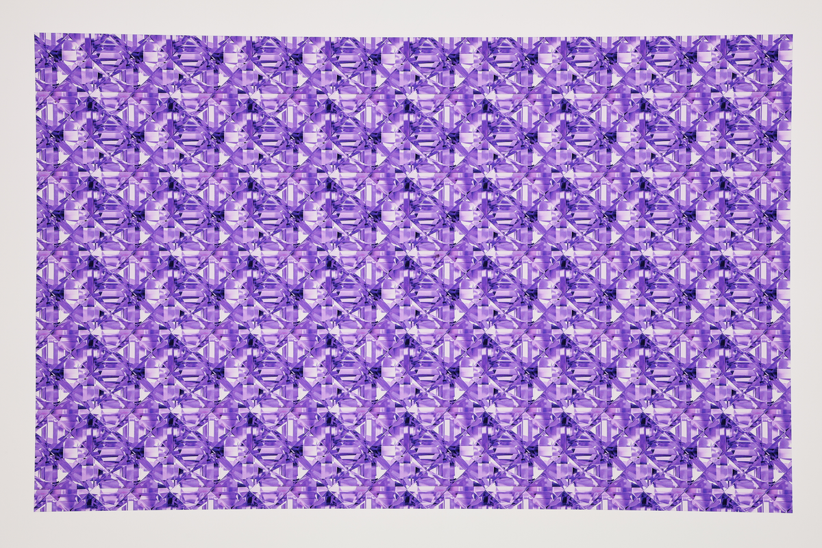 PatternPly® Transparent Purple Glitz Micro product photo 2