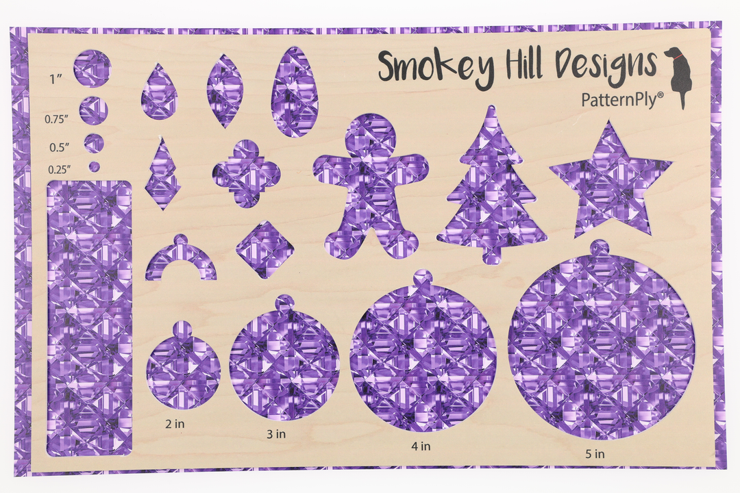 PatternPly® Full Coverage Purple Glitz Micro