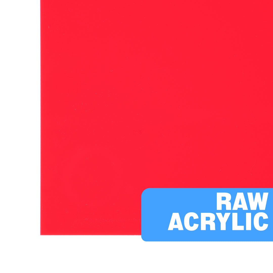 1/16" Red Acrylic Gloss / Gloss