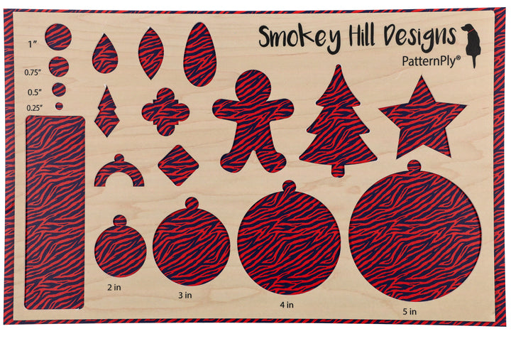 PatternPly® Full Coverage Blue and Red Zebra Stripes