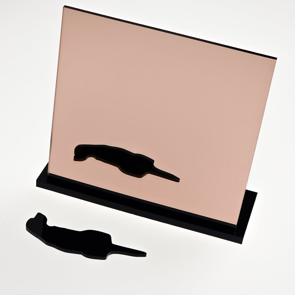 1/8" Rose Gold Mirrored Acrylic (per sheet)
