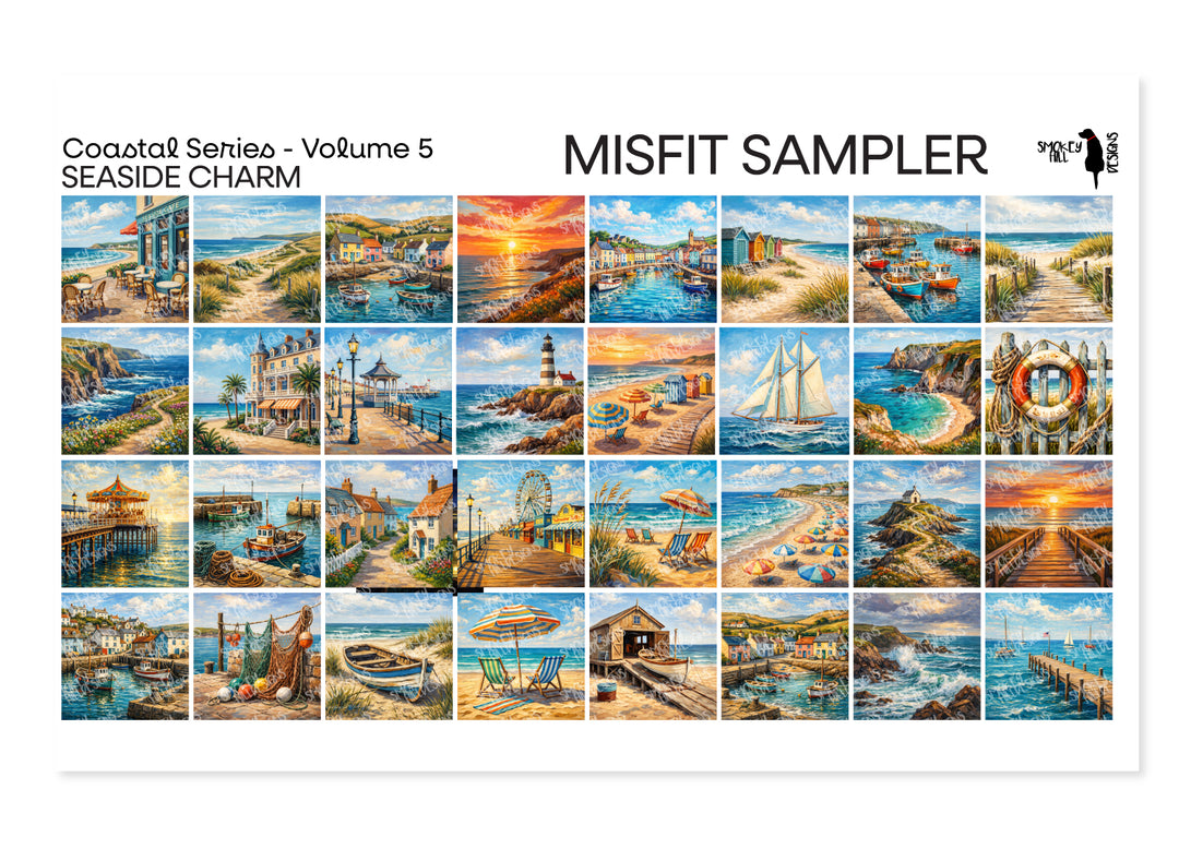 Misfit PatternPly® Transparent Seaside Charm Sampler