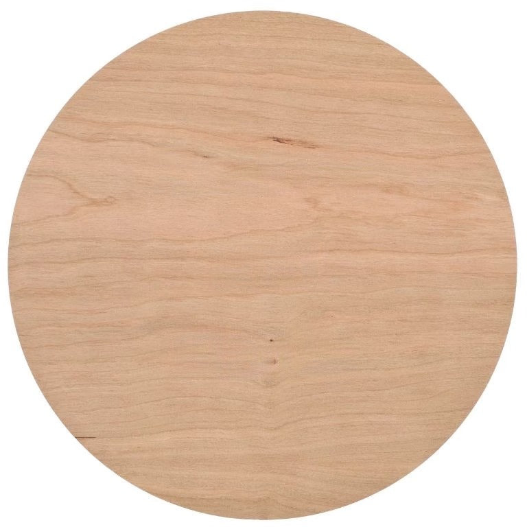 Unfinished wood round
