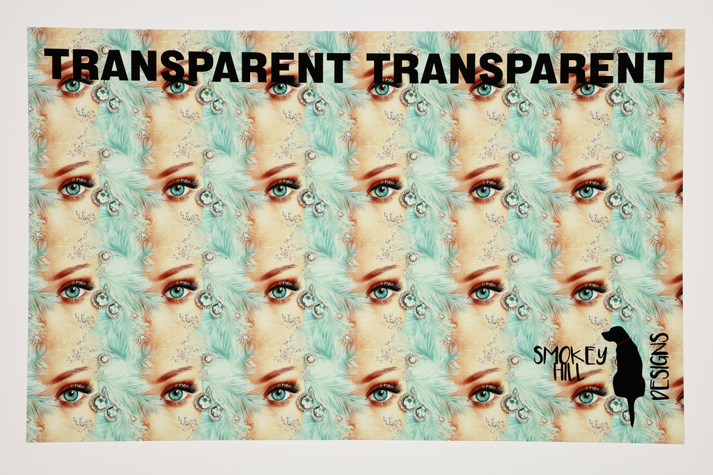 PatternPly® Transparent Sneak Peek Mini sheet showing the pattern