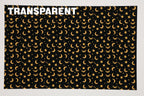PatternPly® Transparent Sketched Orange and Black Bat Sky sheet showing the pattern