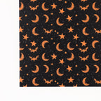 PatternPly® Transparent Sketched Orange and Black Bat Sky product photo 3