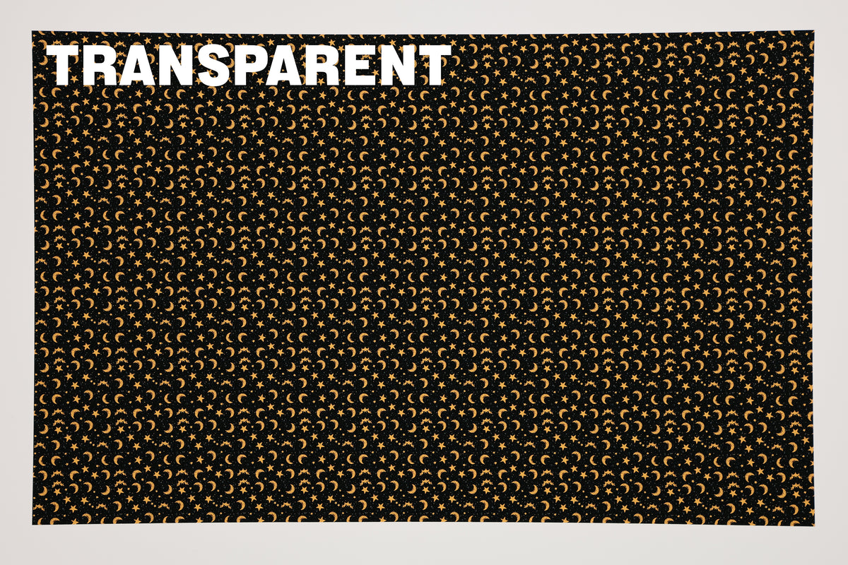 PatternPly® Transparent Sketched Orange and Black Bat Sky Micro sheet showing the pattern