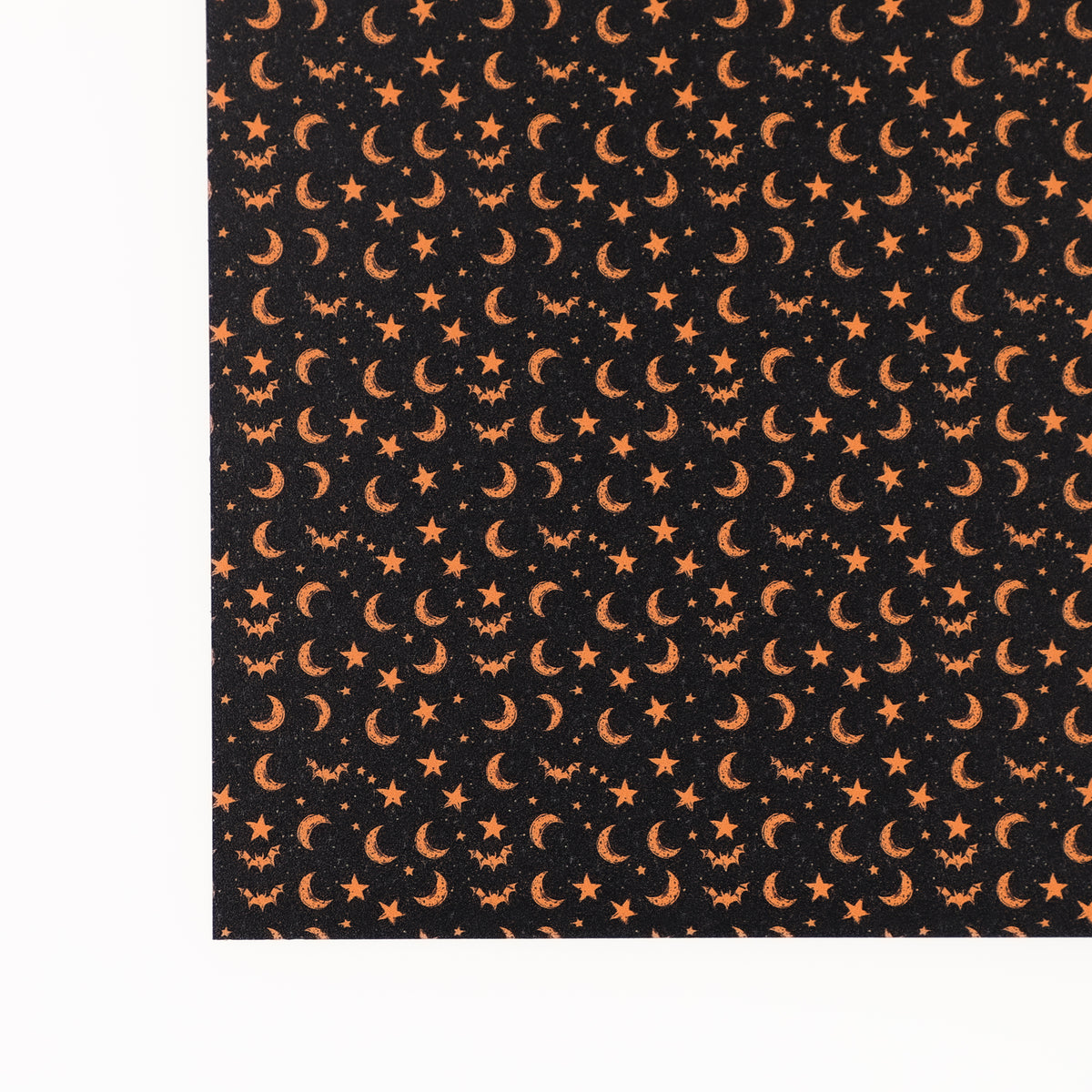 PatternPly® Transparent Sketched Orange and Black Bat Sky Micro product photo 3